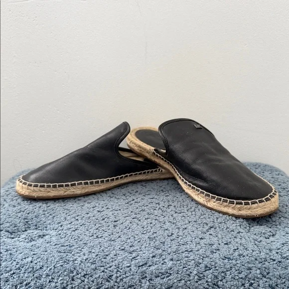 Michael Kors Black Leather Mules - Picture 4 of 9